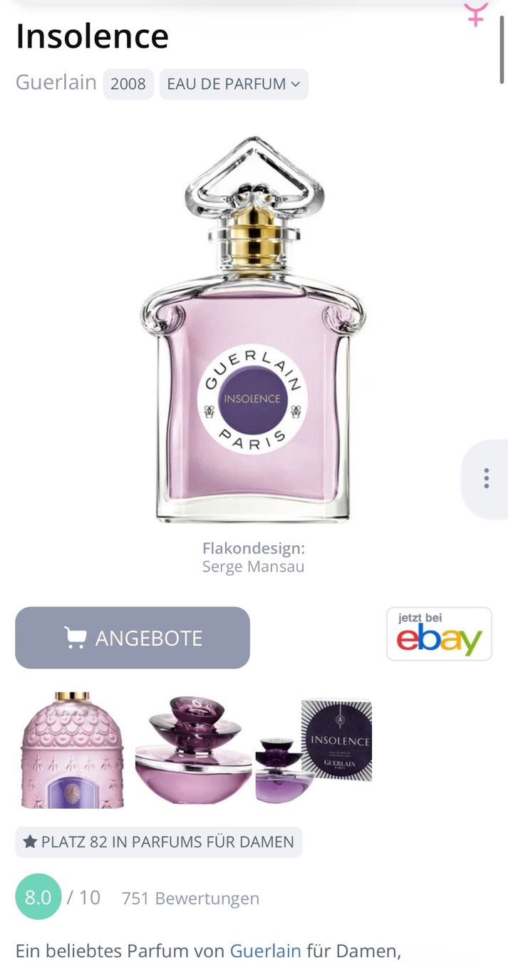 Guerlain Parfum & Eau de Toilette: Guerlain Insolence EDP - Duftprobe 2ML – Gebraucht aus Zürich von deruja 4