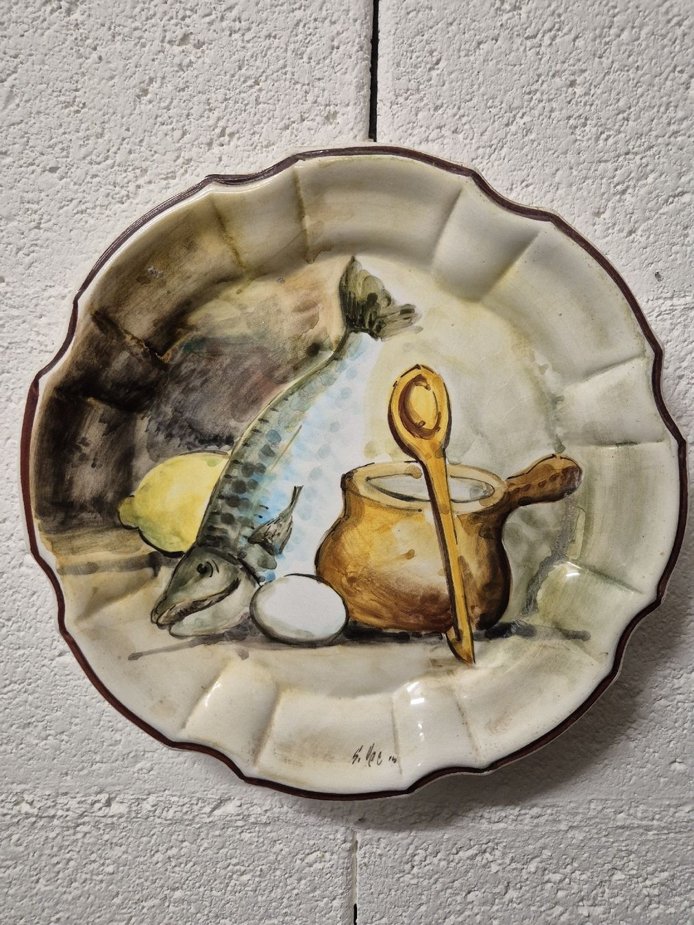 Piatti: Assiette Peinture Rare signée – Usato da Ursy venduto da RetroBebar777