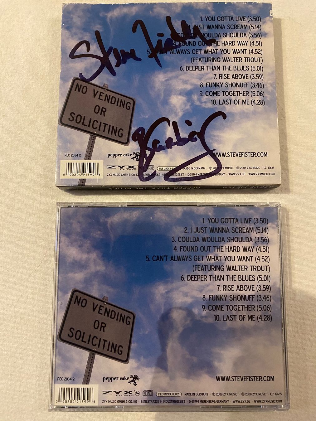 CD: Steve Fister - Deeper than the Blues – Nuovo (secondo la descrizione) da Duggingen venduto da Kisha010 2
