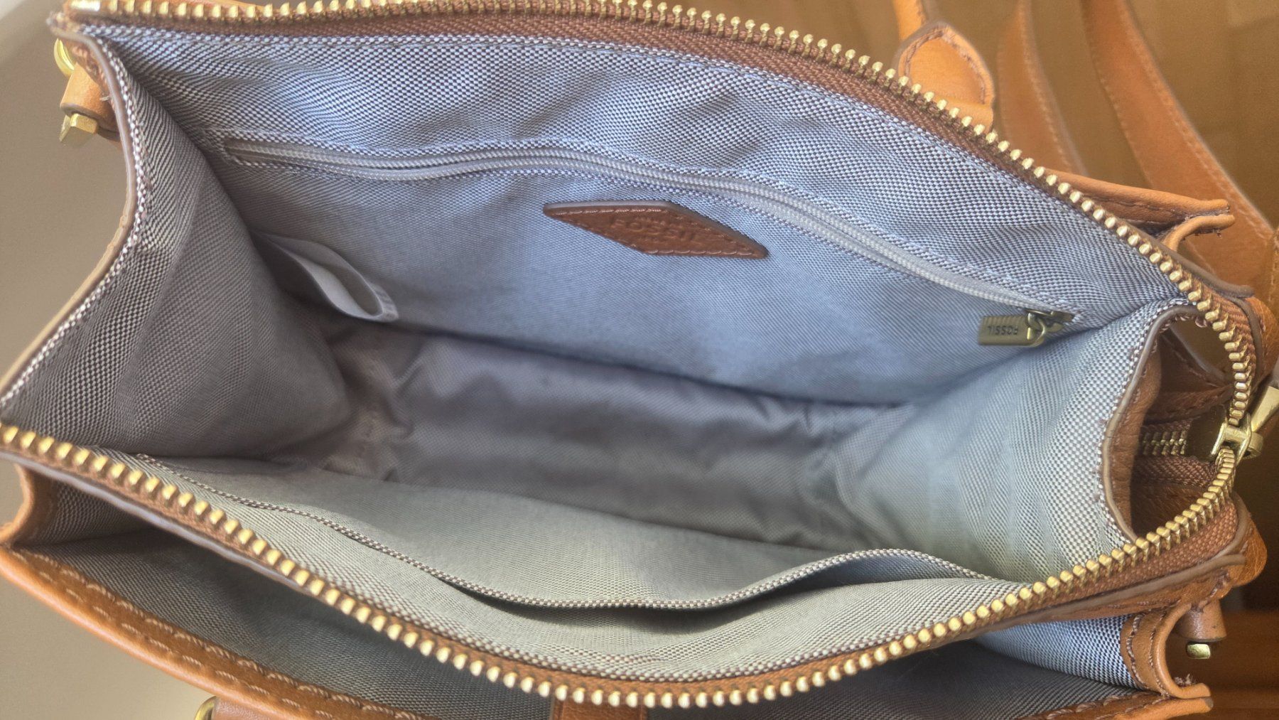 Fossil Borse da donna: Fossil Tasche Leder hellbraun – Usato da Fislisbach venduto da Maieriisli25 1