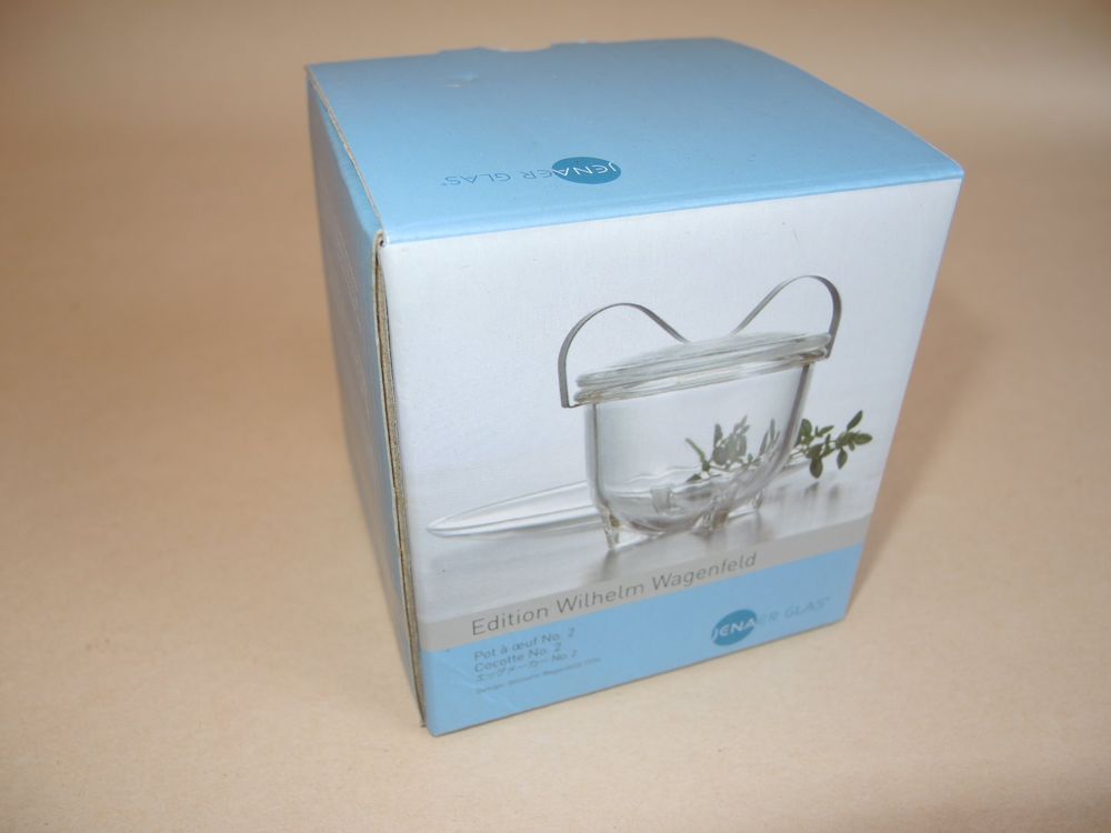 Eierkoch Nr. 2 Edition Wilhelm Wagenfeld transp Jenaer Glas (Gebraucht ...