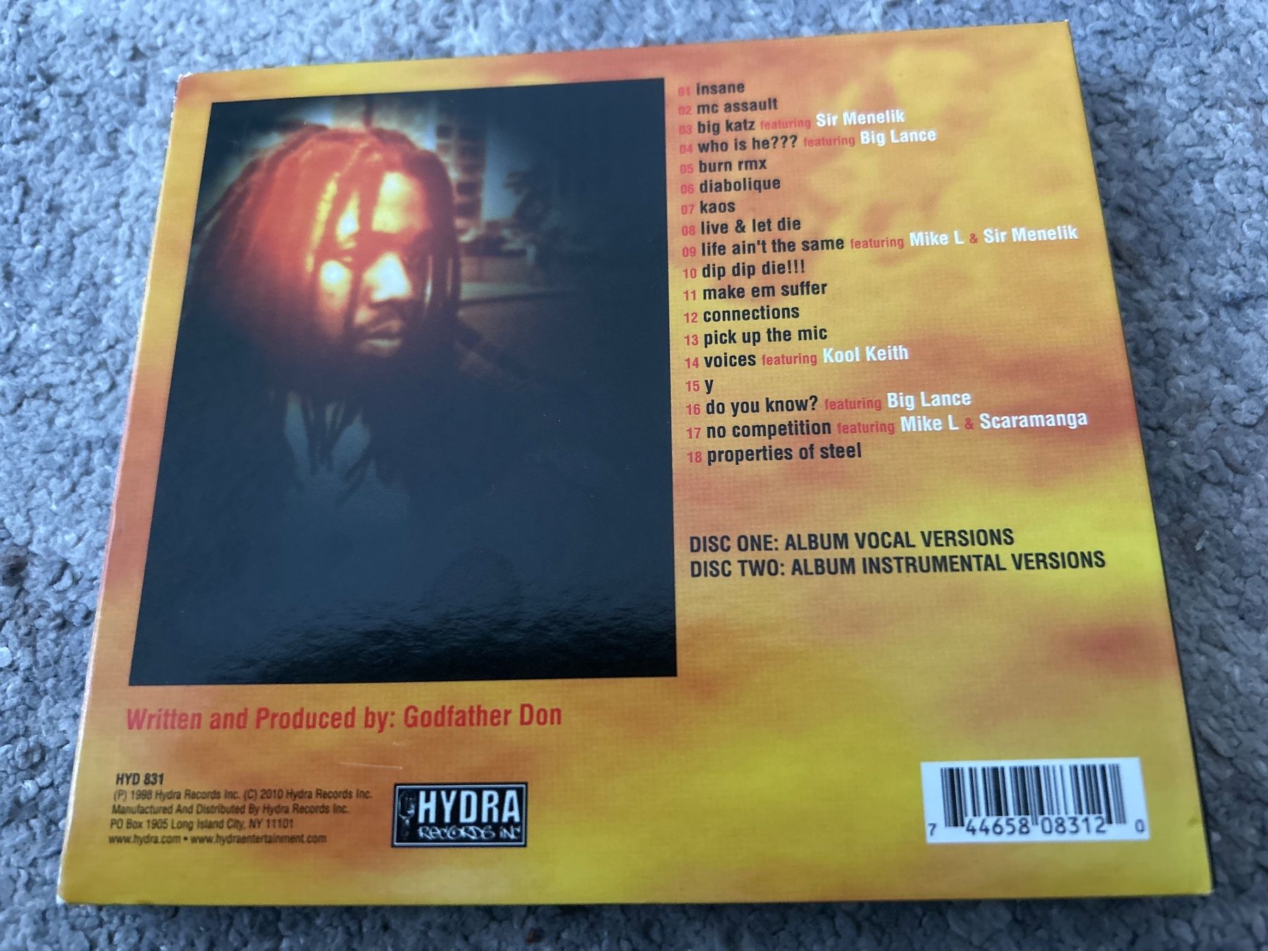 CDs: Godfather Don - Diabolique, 1998 – Gebraucht aus Thalwil von eng_yys6 3