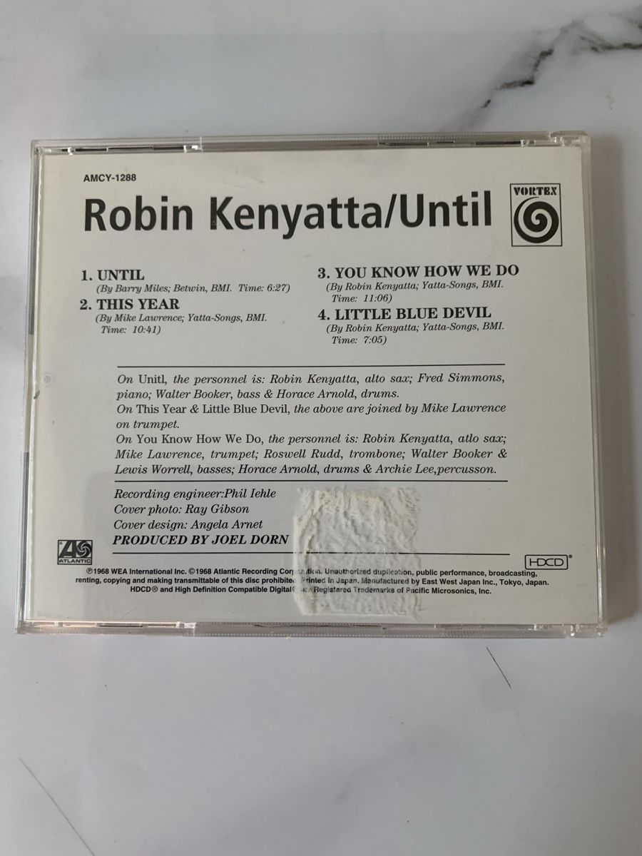 CDs: Robin Kenyatta /Until – Gebraucht aus lausanne von Ccheche 2