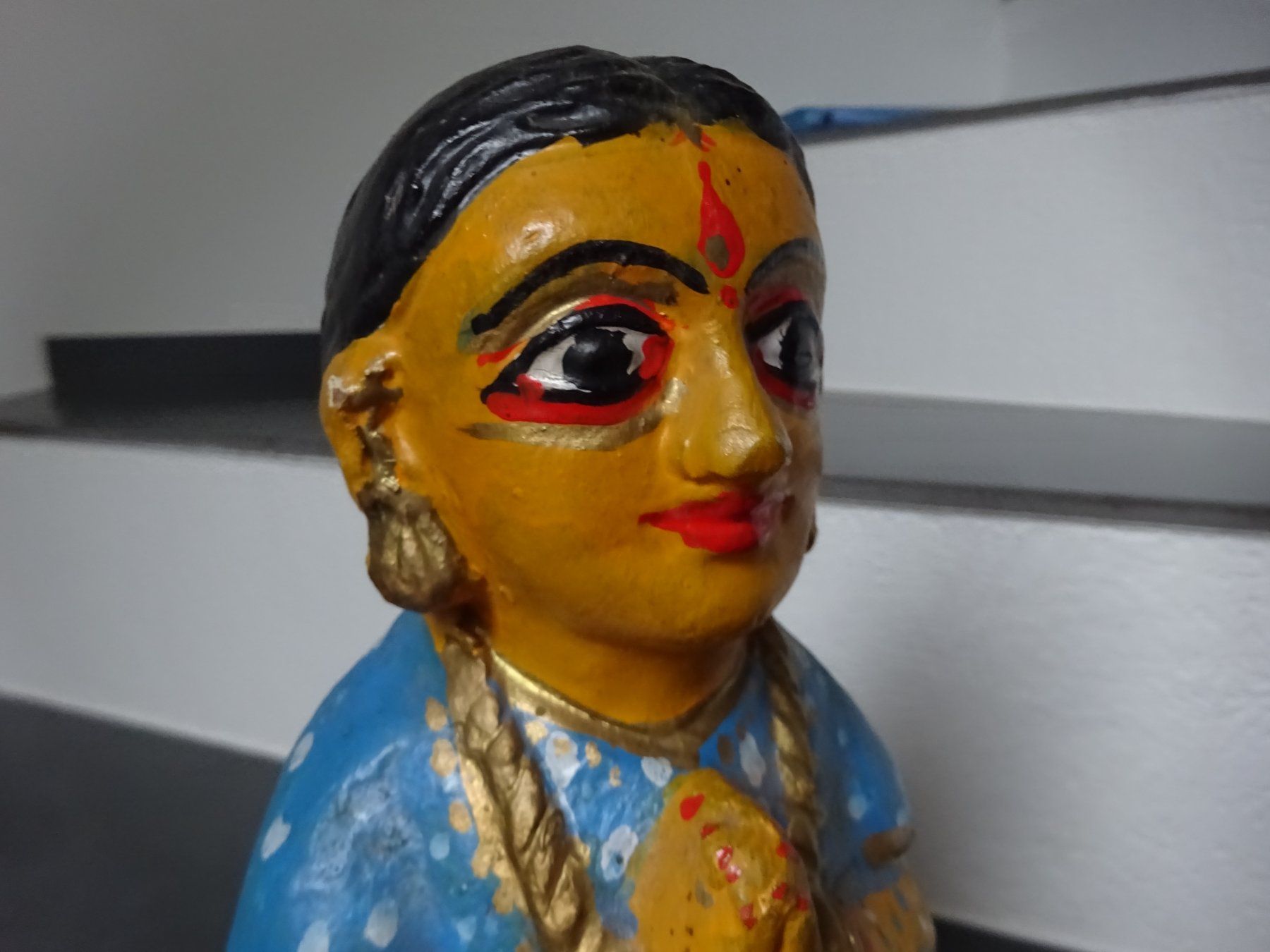 Sculture & Statue: Vintage Tonfigur Indien Heilige – Usato da Esslingen venduto da eintagammeer 4