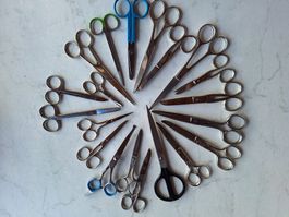 Diverse Scheren Sammlung - 20 Stück