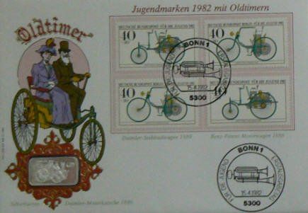 Alle Münzen: Numisbrief Oldtimer Feinsilberbarren 999.9 – Gebraucht aus Dietikon von immortal-stars