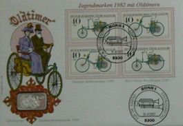 Numisbrief Oldtimer Feinsilberbarren 999.9