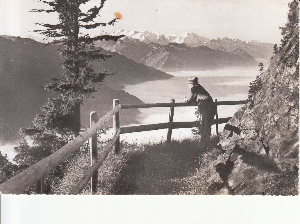 Cartoline postali: Stanserhorn Aussicht 1956 – Usato da Bürglen TG venduto da StampGraf