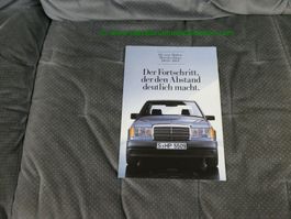 Mercedes-Benz E-Klasse W124 1984/12 Prospekt deutsch