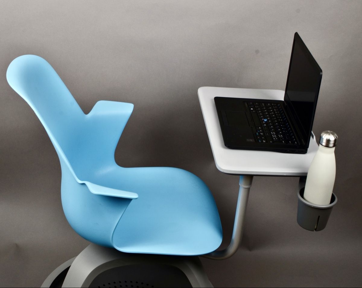 Steelcase Chaises: Steelcase Node Chair mit Schreibfläche & Rollen – D'occasion à Steffisburg par com_tg29 4