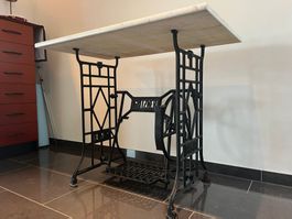 Balkon Nähmaschinen-Tisch, Unikat