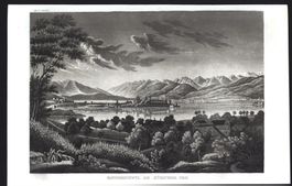 Rapperswil Aquatinta 1863