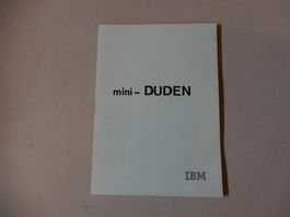 Seltener Mini-Duden von IBM, Vintage Nachschlagewerk, Rar...