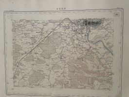 Mappe mit über 80 Karten vom Kanton Bern