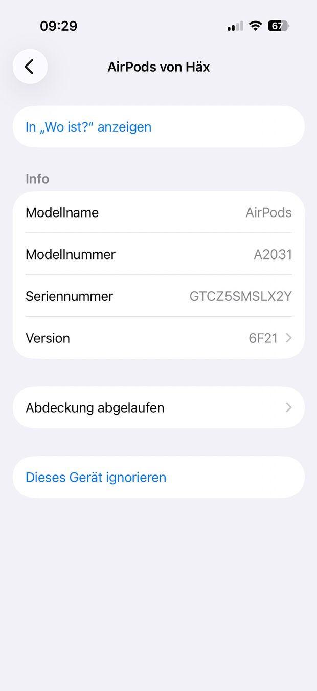 Apple Cuffie: AirPods 2 Generation apple – Usato da Birsfelden venduto da Haex 3