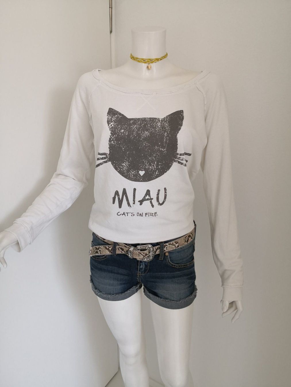Mango Pulls & Sweat-shirts: 🤩MANGO MIAU PULLOVER WEISS & D&G P. – Neuf (Voir description) à Olten par Naja-Twins-Twins 7