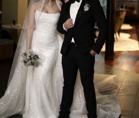 Hochzeitskleid inkl Schleppe
