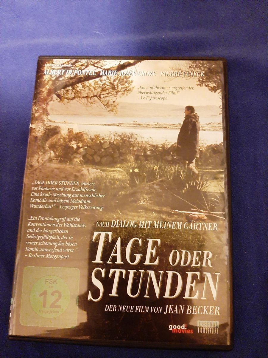 Tutti i DVDs: DVD Tage oder Stunden - Jean Becker Film Drama – Usato da Fischbach-Göslikon venduto da Oliver_S.