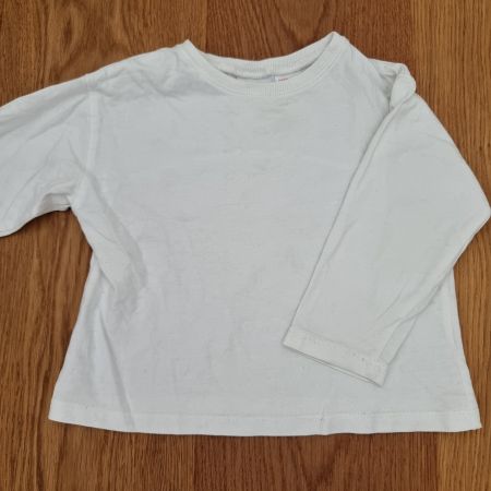 Langarmshirt ZARA Weiss Grösse 92 2 Jahre guter Zustand