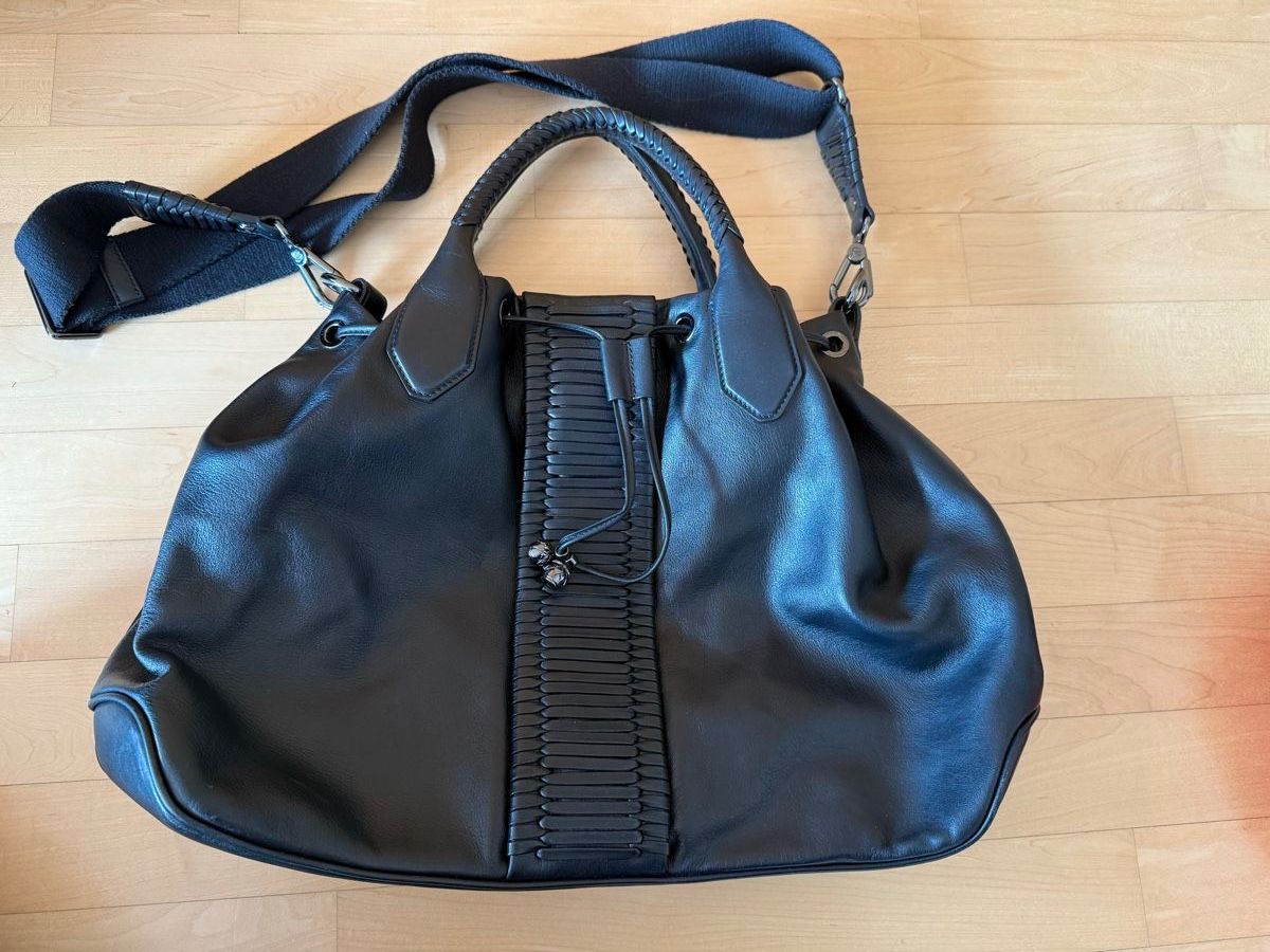 Navyboot Borse da donna: Navyboot Tasche aus Leder schwarz – Usato da Uster venduto da Schangnau87 6
