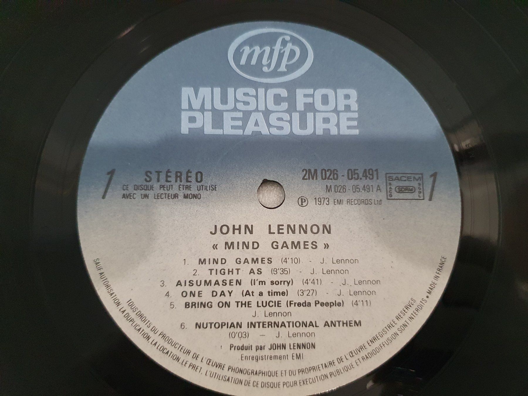 Schallplatten: John Lennon – Mind Games – Gebraucht aus Uster von Vinyl-Leidenschaft 4