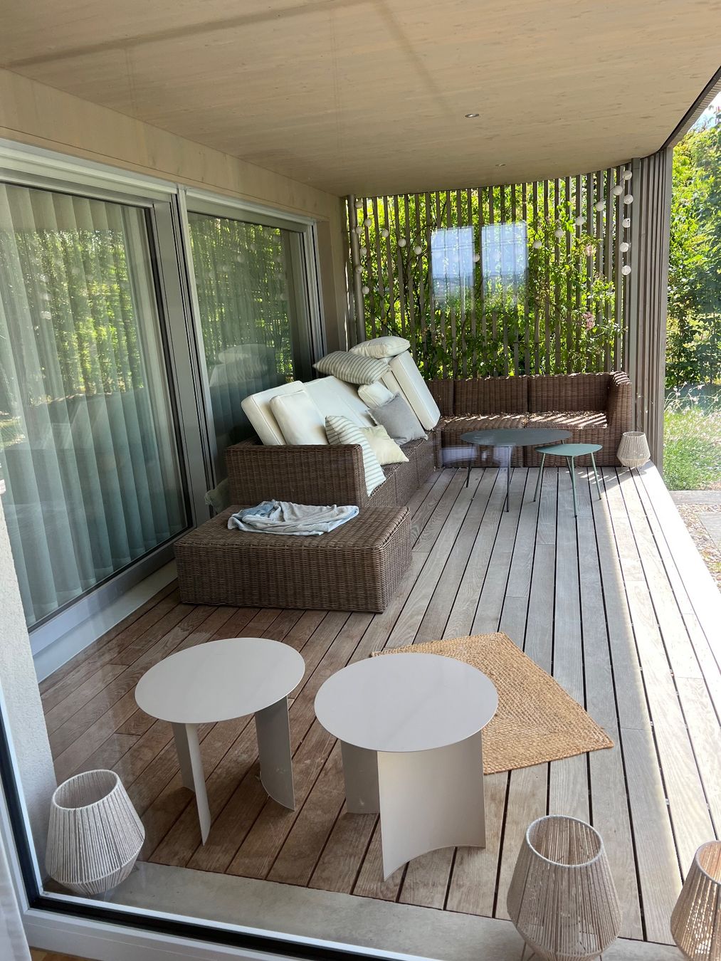 Divani: Rattanloungemöbel (7-teilig) – Usato da Frauenfeld venduto da high-air21 1