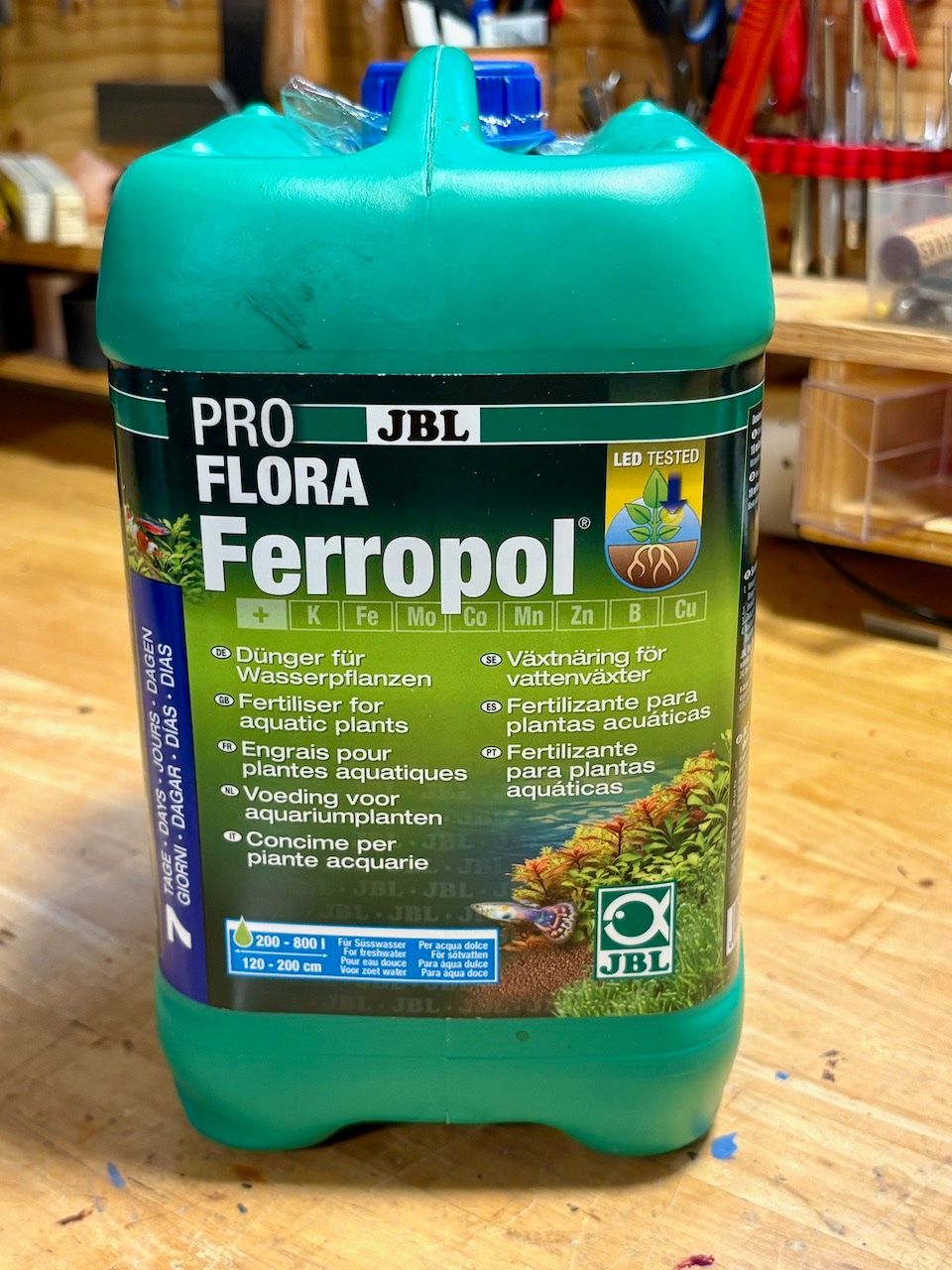 Spandiconcime: Wasserpflanzendünger Ferropol, 4 Liter – Usato da Rütihof venduto da Bashful