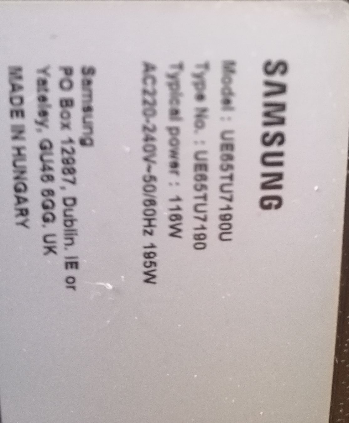 Samsung Televisori: Samsung crystal UHD 7 series – Usato da Steffisburg venduto da kk4711 4