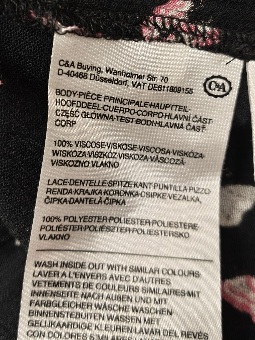 C&A Camicette: Yessica Bluse mit Schmetterlingsmuster Gr.42 – Nuovo (secondo la descrizione) da Emmetten venduto da SecondhandSiska 4