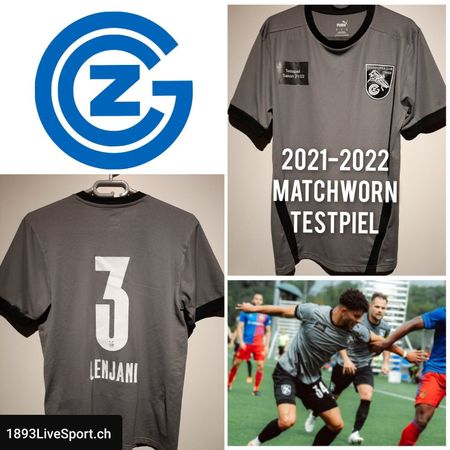 Matchworn GC Trikot, Ermir Lenjani, 2020-2021