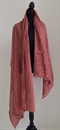 TIF TIFFY Schal 100% Bio Baumwolle Koralle neu 