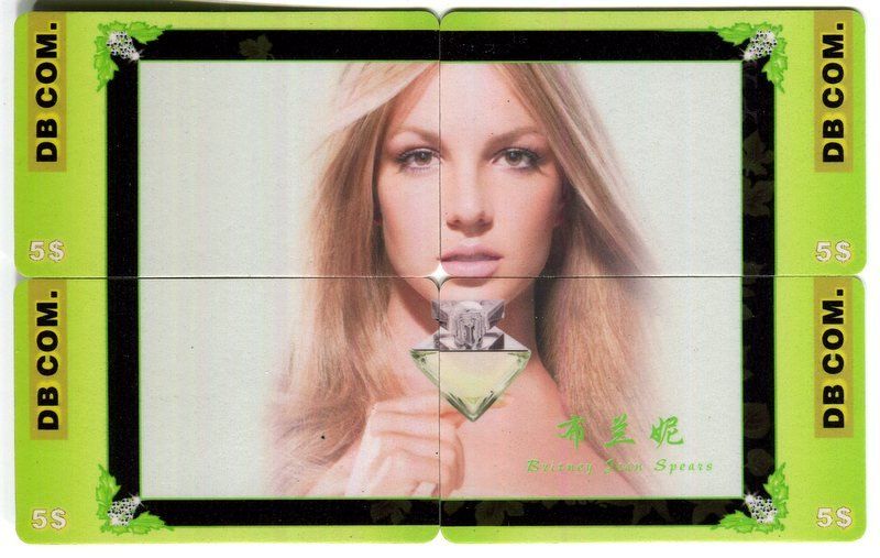 Cartes de téléphone: 4 Telefonkarten "Britney Spears". – D'occasion à Basel par Butsch5