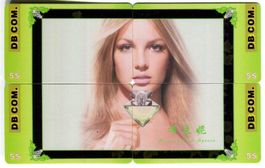 4 Telefonkarten "Britney Spears".