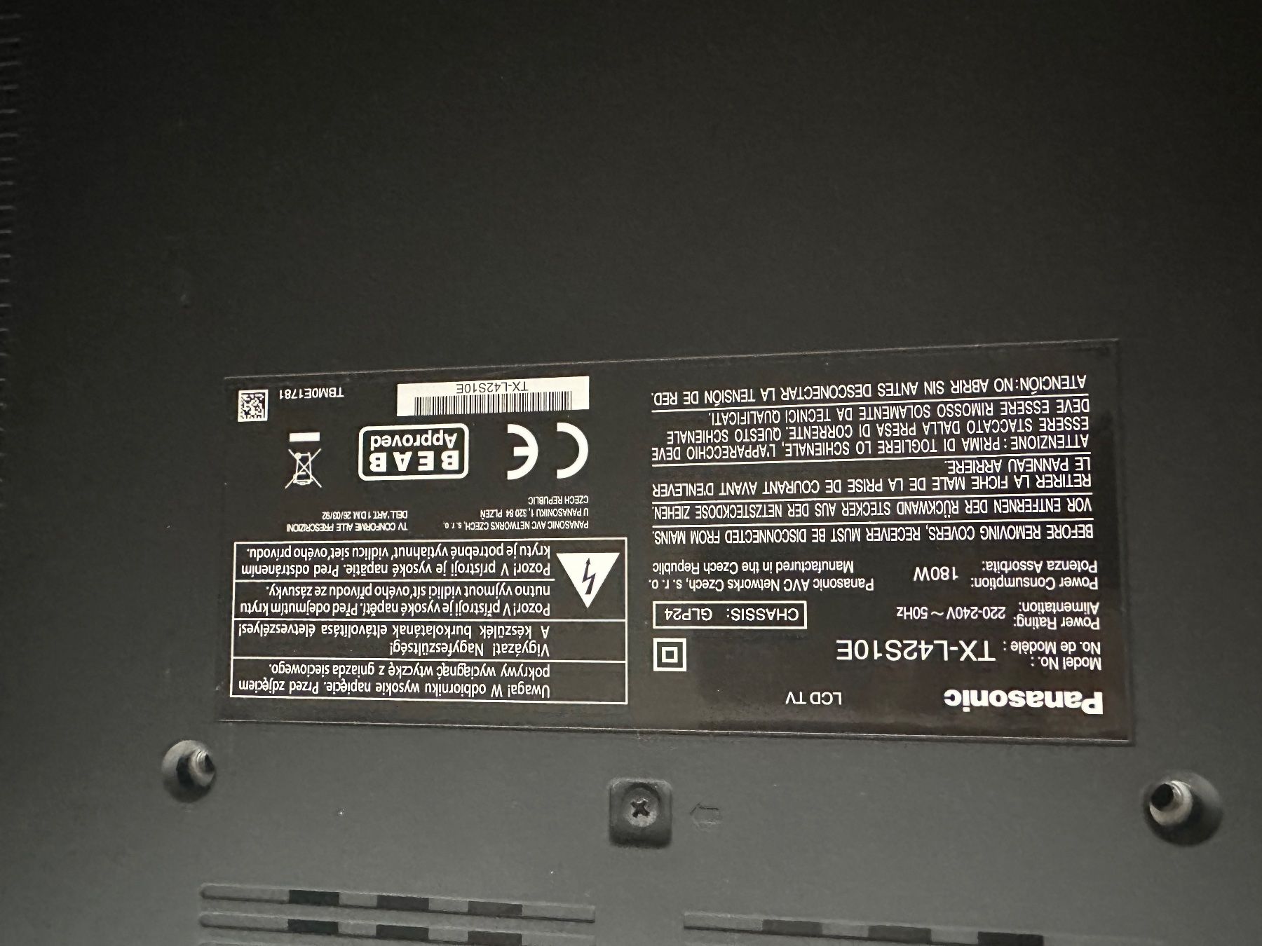 Panasonic Televisori: Panasonic Fernseher – Usato da Winterthur venduto da ila_mr6m 2