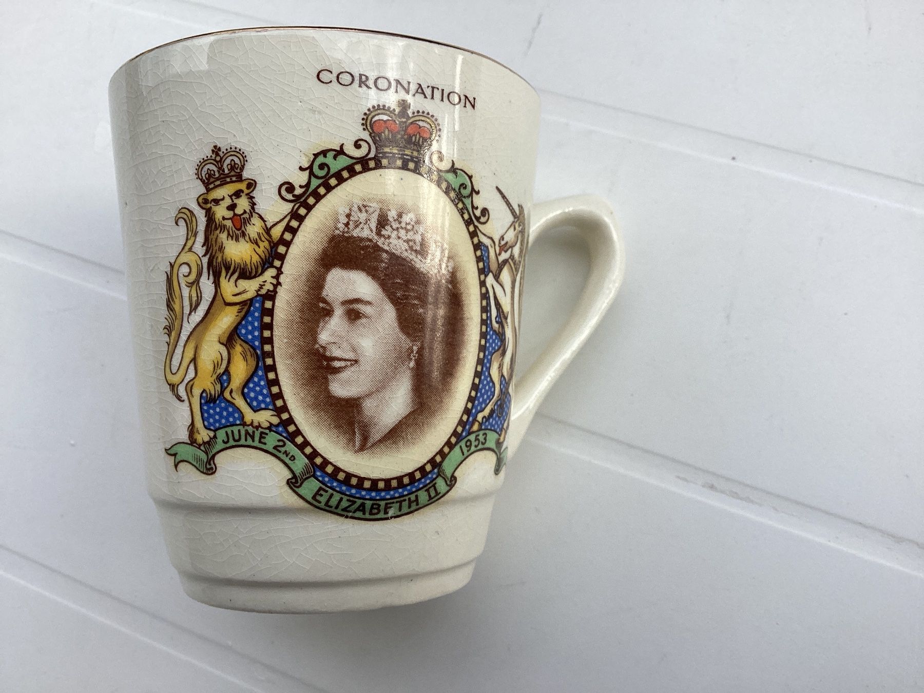 Tazze: 3 tasses vintages commémoratives – Usato da Pully venduto da claddagh 7