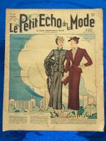 Le Petit Echo de la Mode 1937 Design Kostüm Zeitschrift
