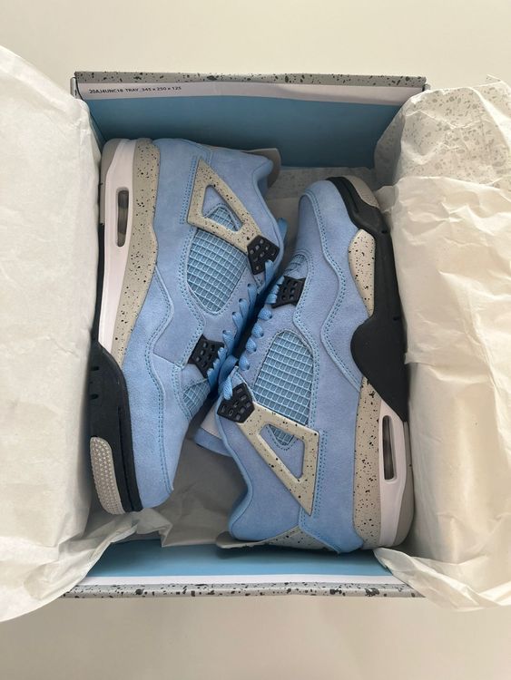 jordan 4 unc blue
