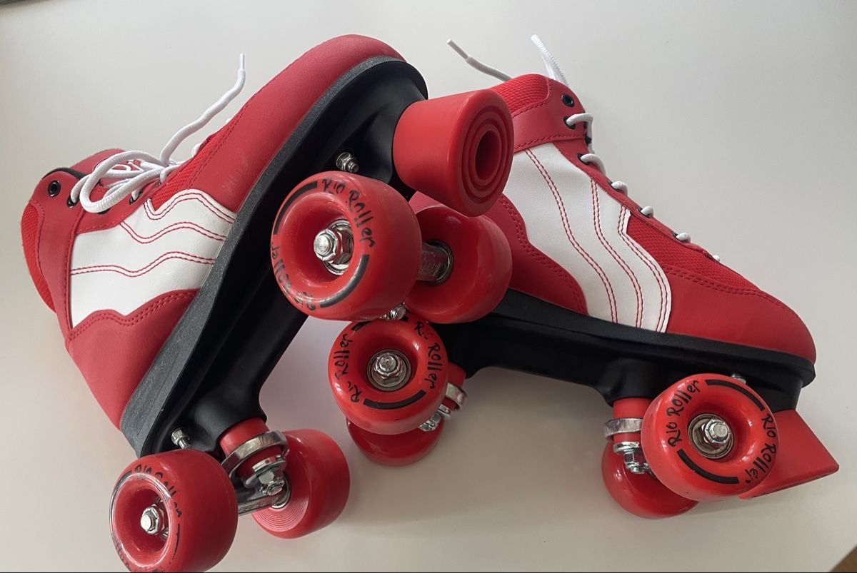 Pattini in linea & Pattini a rotelle: Rollschuhe der Marke Rio Roller rot – Nuovo (secondo la descrizione) da Rütihof venduto da JulieH85 1