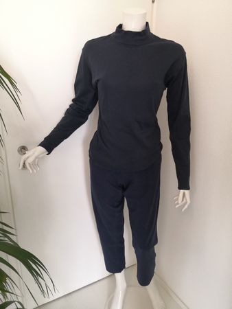 🤩LEABLE JOGGING-ANZUG PULLOVER & HOSE DUNKELBLAU