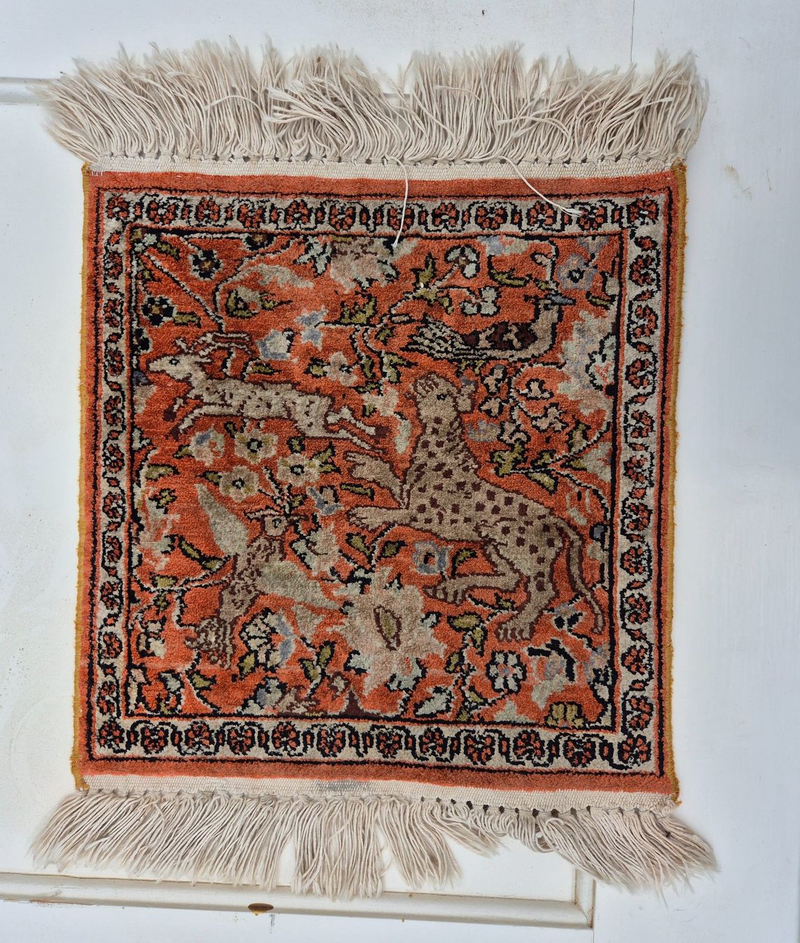 Teppiche: Kleiner Orientteppich, 37 x 38 cm, Kaschmir & Seide – Gebraucht aus Hägendorf von Saskia0