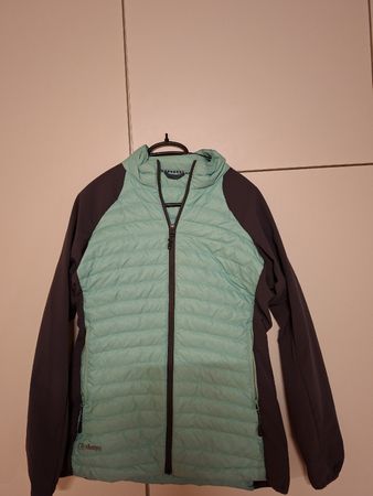 Damen Stepp Jacke Sherpa mint grau guter Zustand
