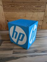 Sitzwürfel HP blau weiss 45x45x45cm, gebrauchter Zustand
