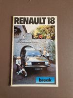Renault 18 Break – 2 originale franz. Verkaufsprospekte
