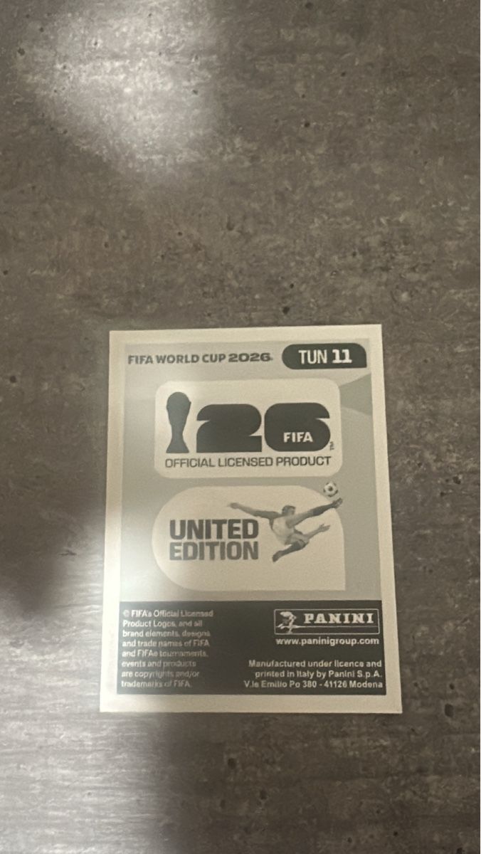 Panini Carte collezionabili: TUN 11 , FIFA WORLD CUP 2026 PANINI  – Nuovo (secondo la descrizione) da Frauenfeld venduto da 1PegPeg1 1