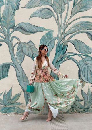 Rococo Sand * Maxikleid festlich L -40-42