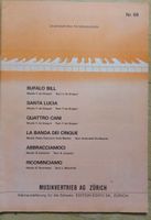 Künstlerexemplar Nr. 66 - Bufalo Bill, Santa Lucia u.a.