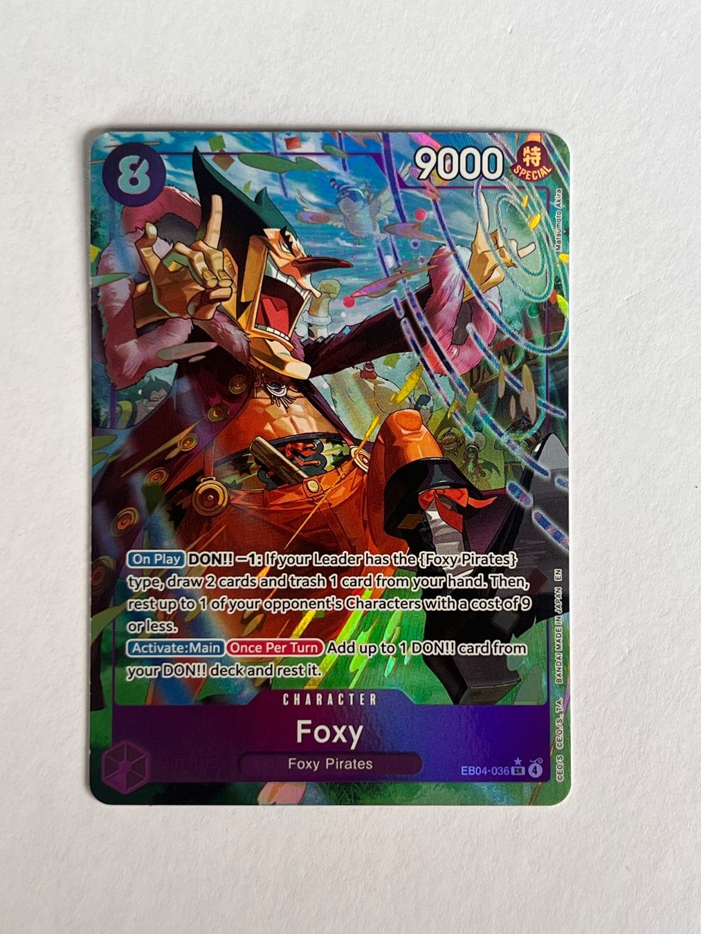 Bandai Carte collezionabili: Foxy - EB04-036 – Usato da Ilanz venduto da caui