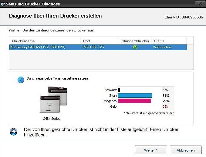 Samsung Drucker: Samsung Xpress C480W Farblaser-Multifunktionsdrucker (WLAN) – Gebraucht aus Würenlos von Xperts 3
