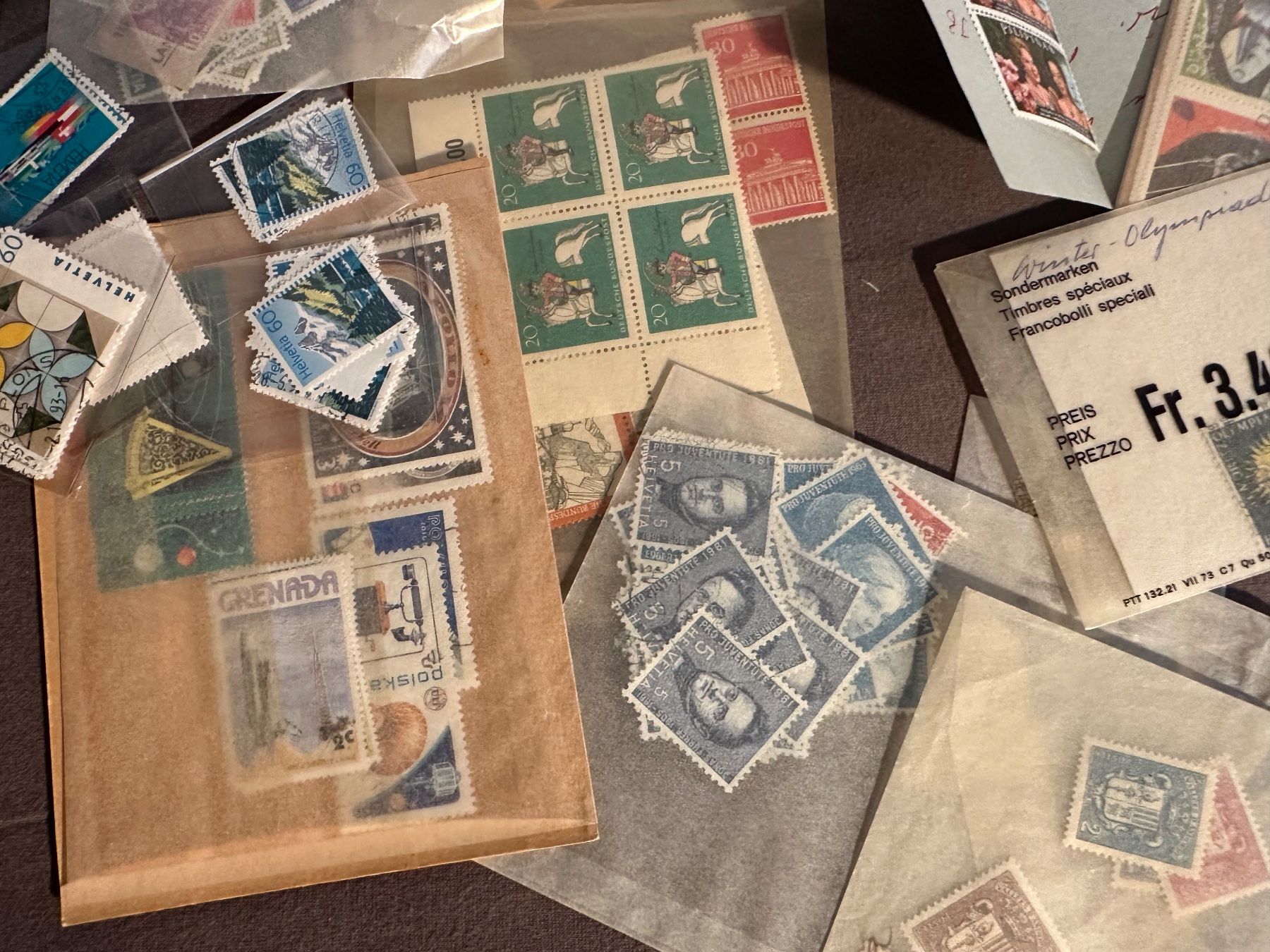 Alle Briefmarken: Schweiz und Weltweit Briefmarken Lot – Gebraucht aus Stettfurt von 2442 2