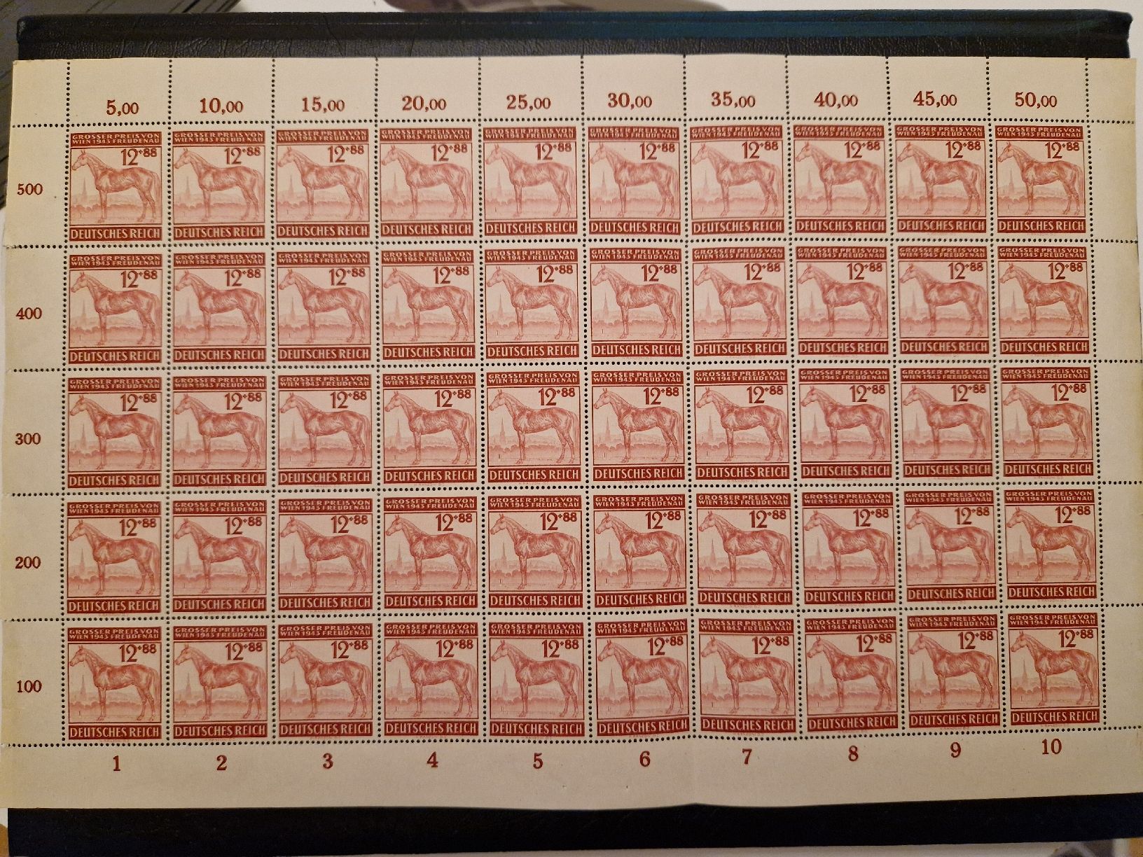 Tutti i francobolli: Deutsches Reich Briefmarken Bogen postfrisch – Nuovo (secondo la descrizione) da St. Gallen venduto da Enrico_SG